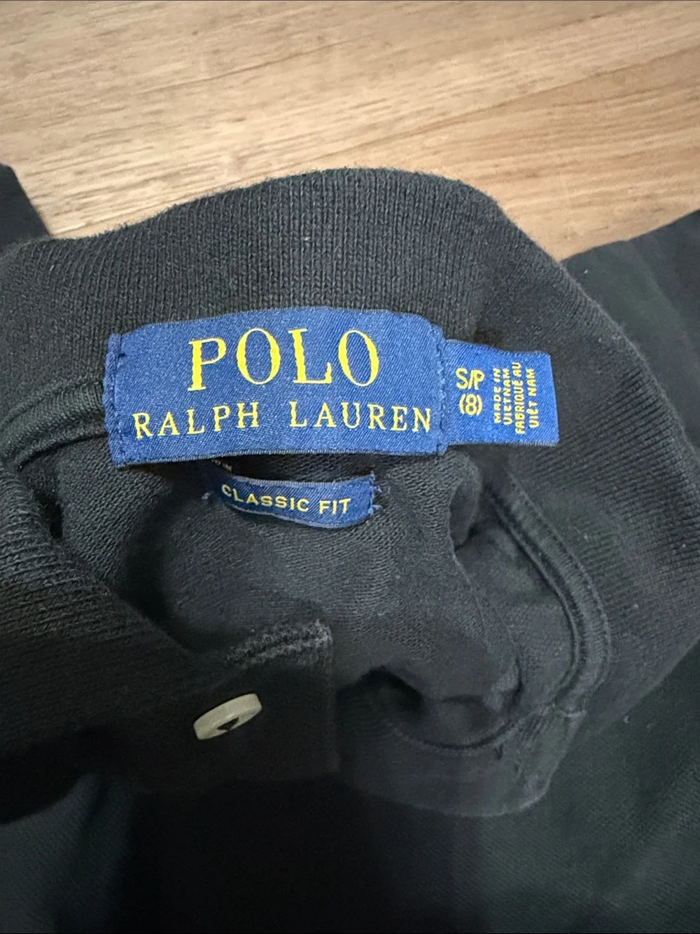 Ralph Lauren Black Polo with Bright Green Shorts by J crew